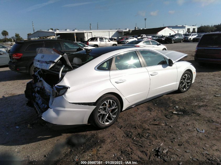 2022 HYUNDAI SONATA SEL VIN: KMHL14JA5NA206503