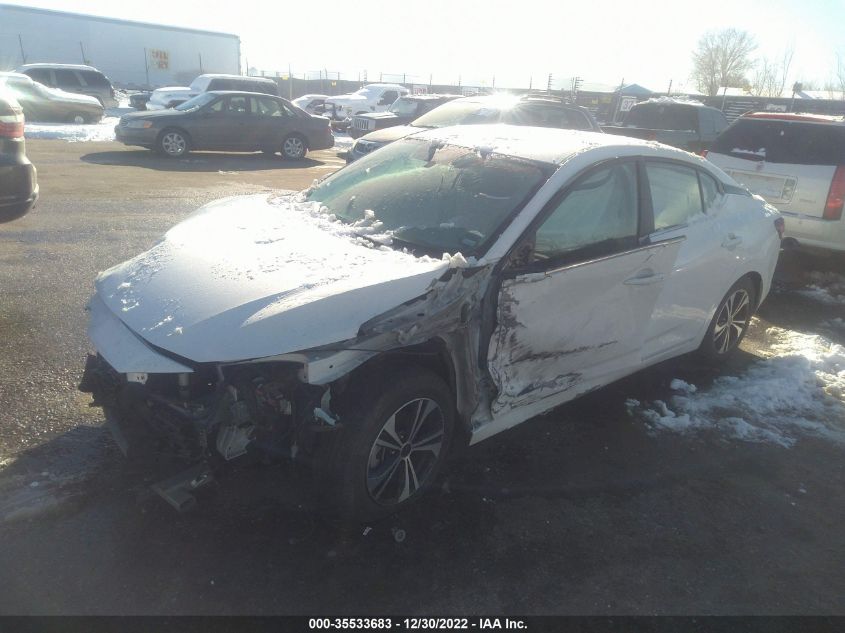 2021 NISSAN SENTRA SV VIN: 3N1AB8CV4MY238727