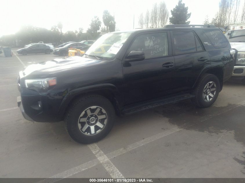2021 TOYOTA 4RUNNER TRD OFF ROAD VIN: JTEPU5JRXM5931459