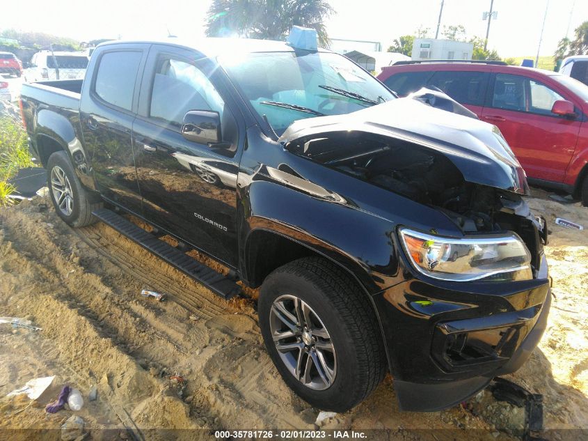 2022 CHEVROLET COLORADO 2WD WORK TRUCK VIN: 1GCGSBEN3N1126444