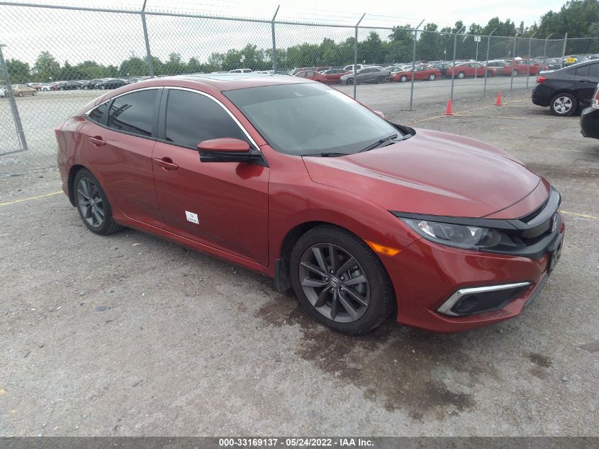 2021 HONDA CIVIC SEDAN EX-L VIN: 2HGFC1F70MH704228