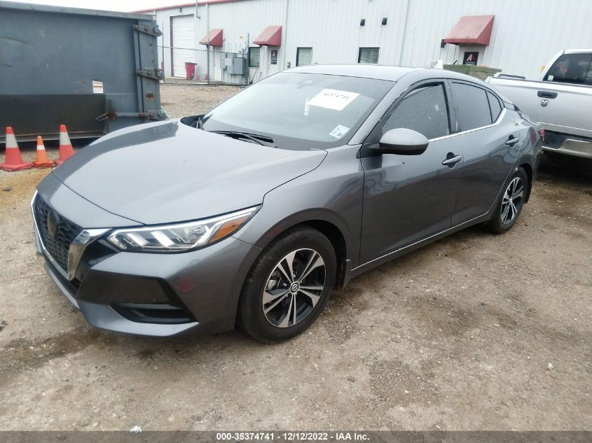 2022 NISSAN SENTRA SV VIN: 3N1AB8CV8NY212035