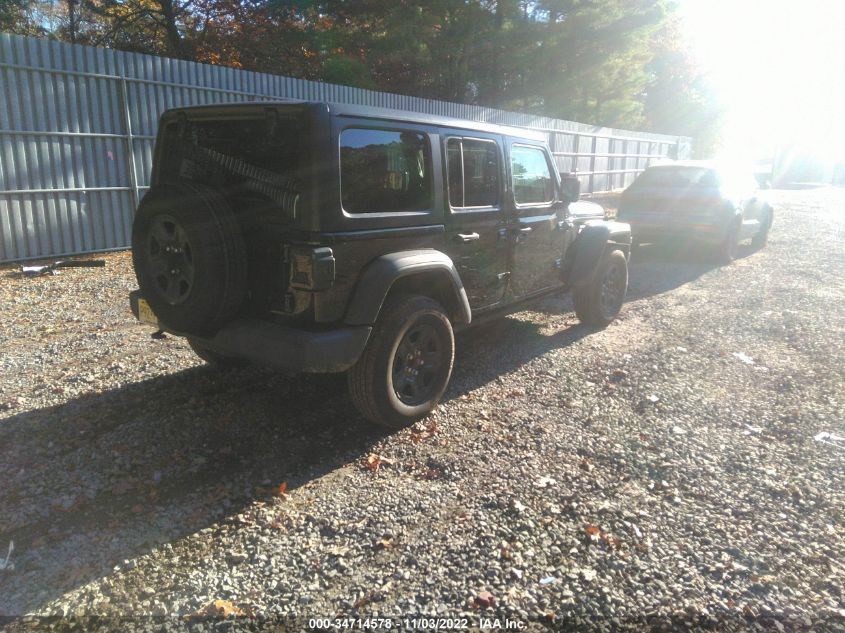 2021 JEEP WRANGLER UNLIMITED SPORT VIN: 1C4HJXDM0MW746697