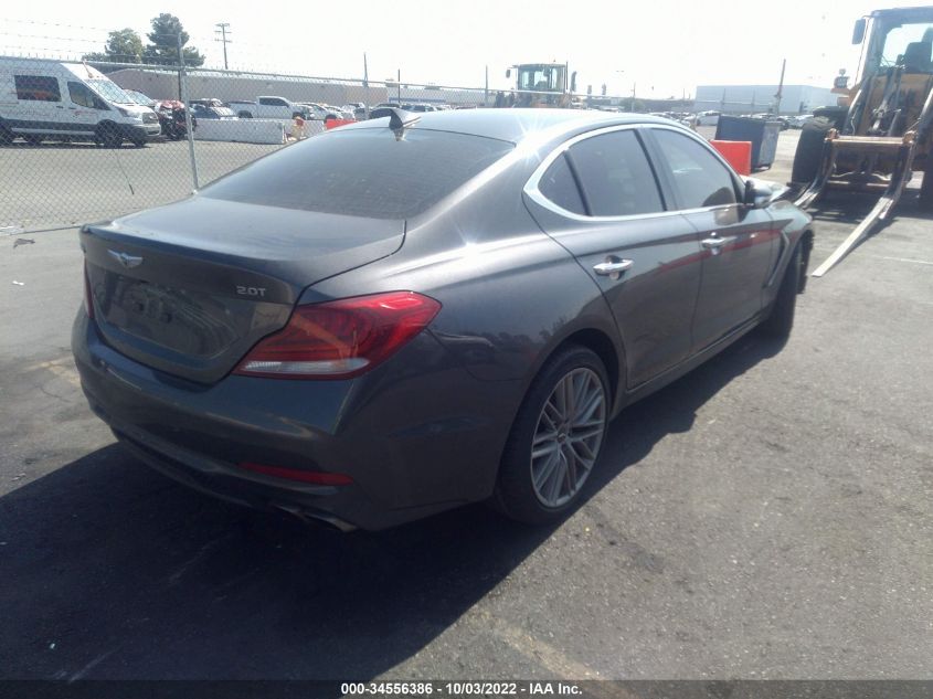 2021 GENESIS G70 2.0T VIN: KMTG64LA9MU073537