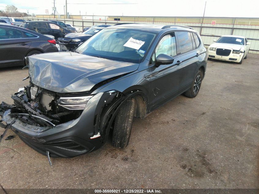2022 VOLKSWAGEN TIGUAN S VIN: 3VV1B7AX9NM147667