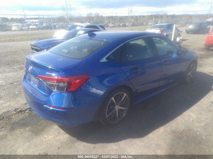 2022 HONDA CIVIC SEDAN TOURING VIN: 2HGFE1F97NH305801