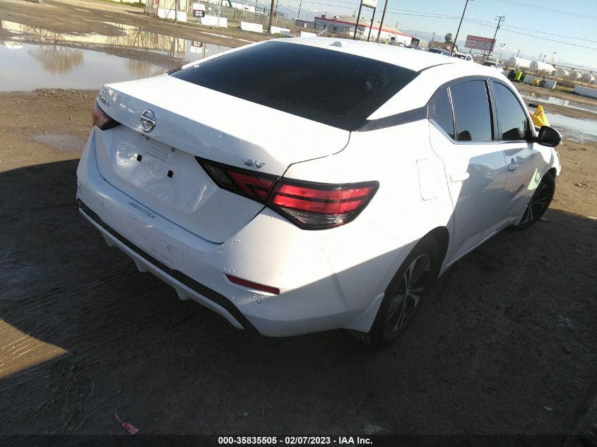 2022 NISSAN SENTRA SV VIN: 3N1AB8CV2NY251509
