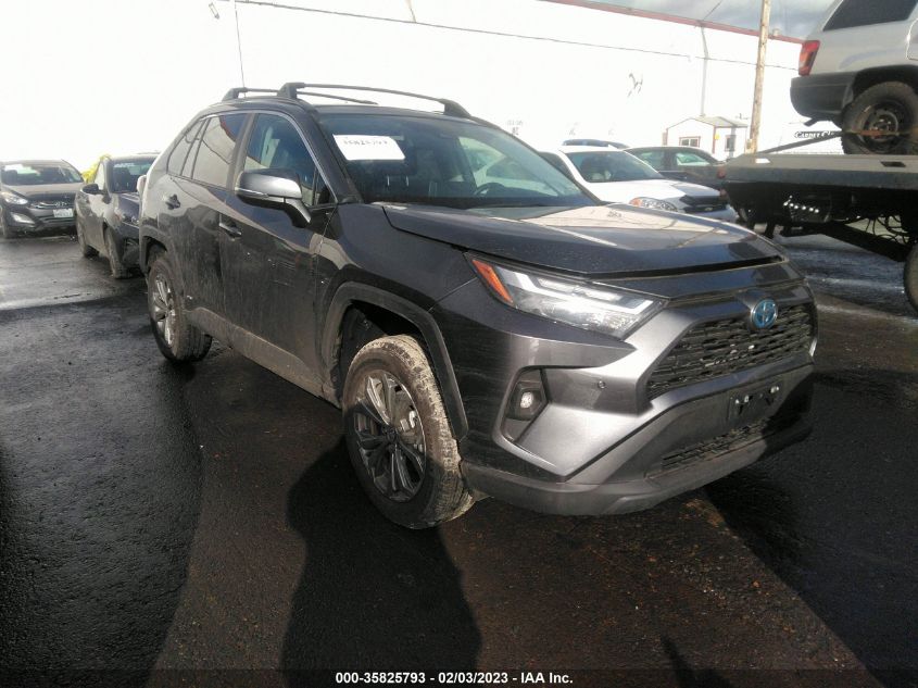 2022 TOYOTA RAV4 HYBRID XLE PREMIUM VIN: 4T3B6RFV8NU073702