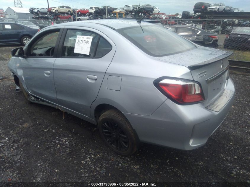 2022 MITSUBISHI MIRAGE G4 ES/LE/BLACK EDITION VIN: ML32FUFJ4NHF08257