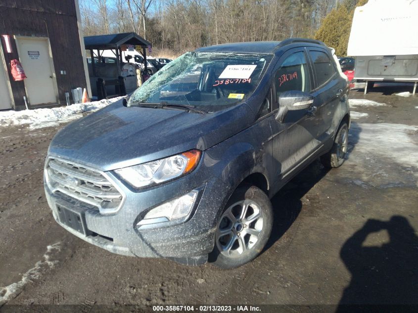 2022 FORD ECOSPORT SE VIN: MAJ6S3GL2NC462237