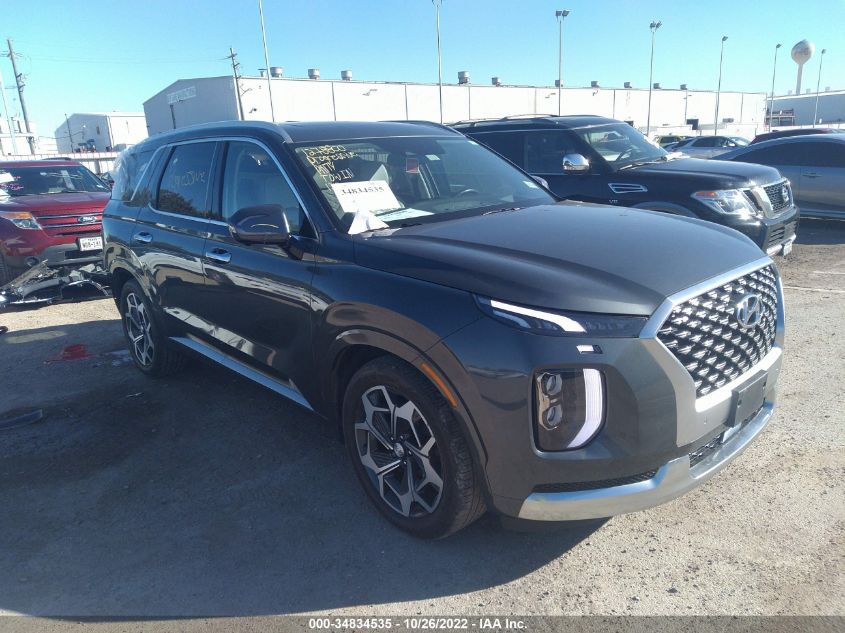2021 HYUNDAI PALISADE CALLIGRAPHY VIN: KM8R74HE8MU334877