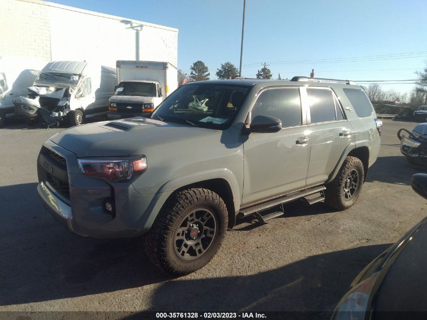 2022 TOYOTA 4RUNNER TRD OFF ROAD PREMIUM VIN: JTERU5JR5N6080773