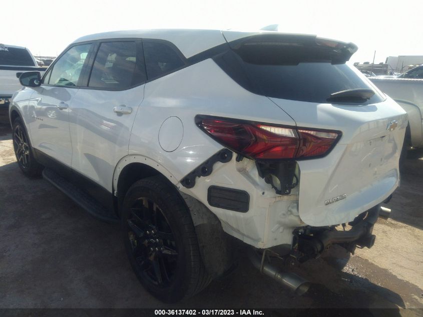 2022 CHEVROLET BLAZER LT VIN: 3GNKBCR41NS143590