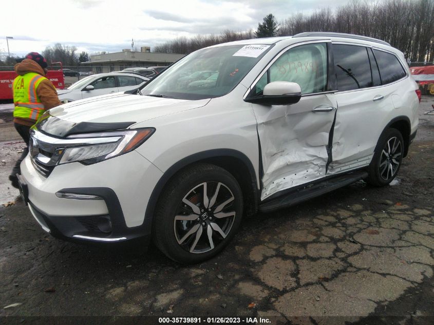 2022 HONDA PILOT ELITE VIN: 5FNYF6H01NB088669