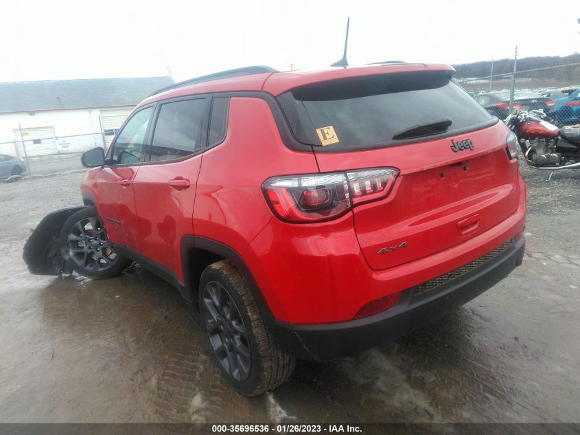 2021 JEEP COMPASS 80TH ANNIVERSARY VIN: 3C4NJDEB5MT548329