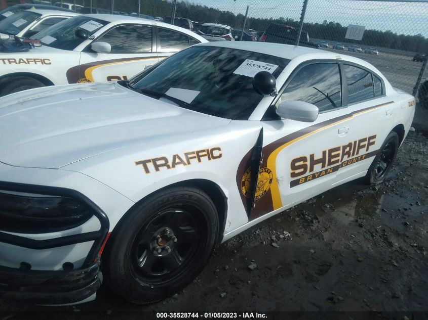 2021 DODGE CHARGER POLICE VIN: 2C3CDXAT6MH527629