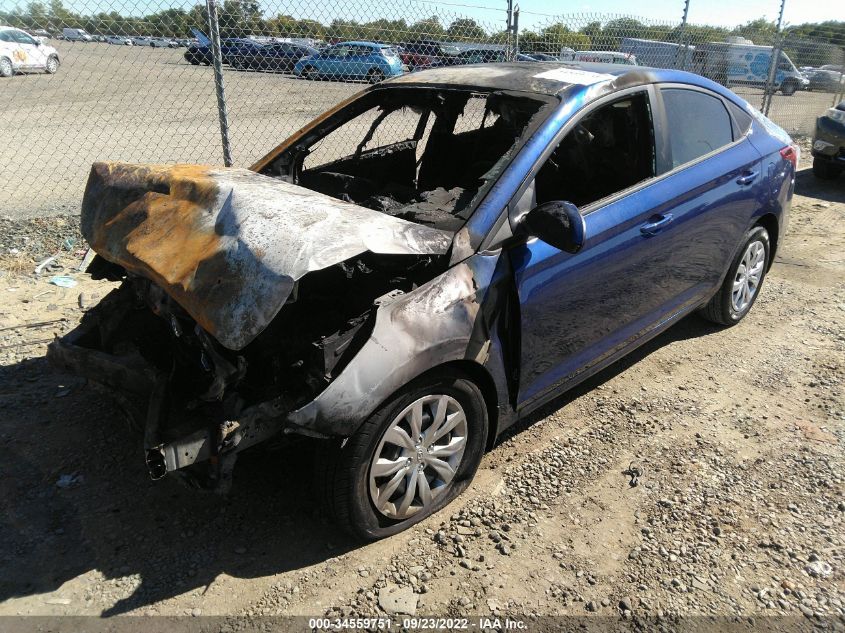 2022 HYUNDAI ACCENT SE VIN: 3KPC24A63NE183409