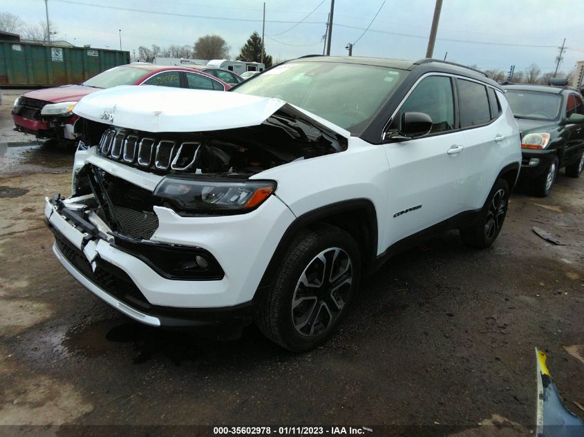 2022 JEEP COMPASS LIMITED VIN: 3C4NJDCB9NT161254