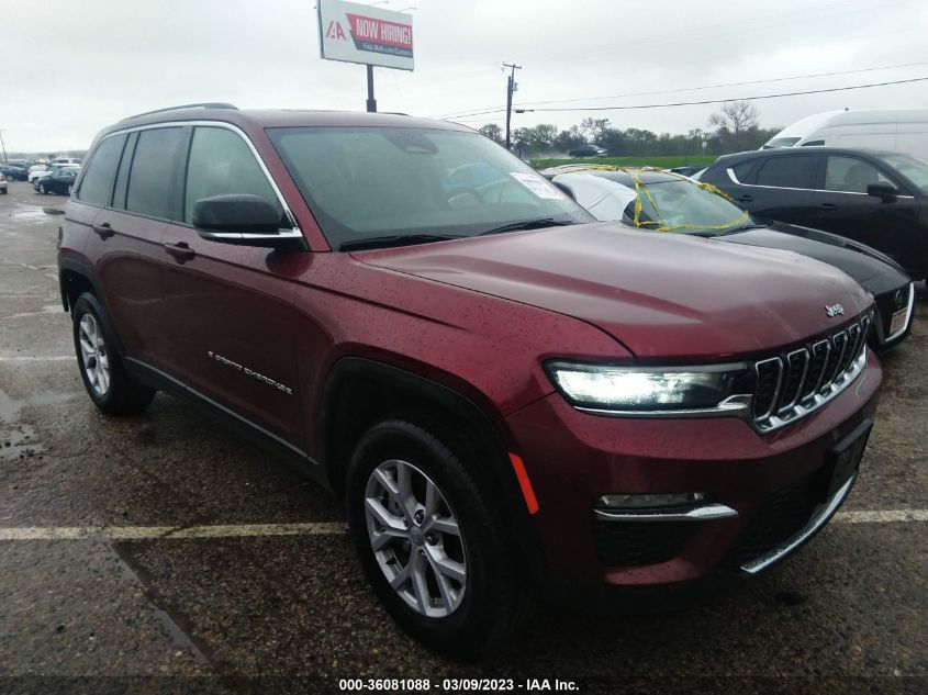 2022 JEEP GRAND CHEROKEE LIMITED VIN: 1C4RJHBG0N8557884