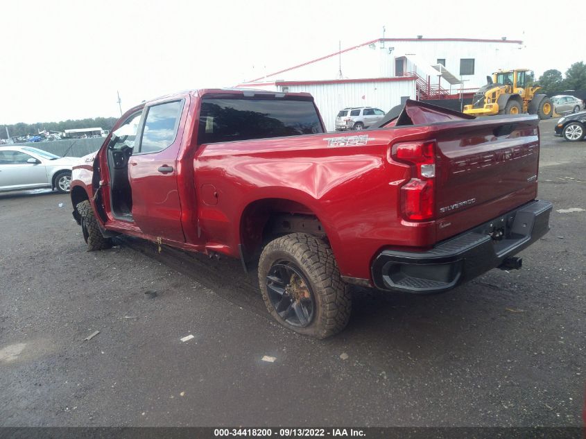 2021 CHEVROLET SILVERADO 1500 CUSTOM TRAIL BOSS VIN: 1GCPYCEH0MZ244479