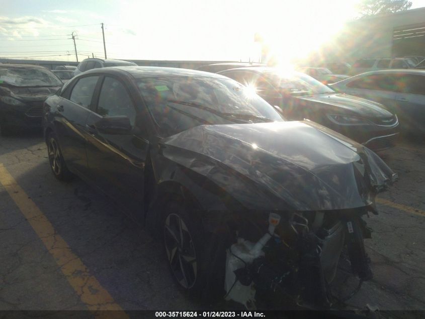 2022 HYUNDAI ELANTRA LIMITED VIN: KMHLP4AG6NU357013