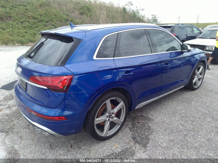 2021 AUDI SQ5 PREMIUM PLUS VIN: WA1B4AFY6M2109244