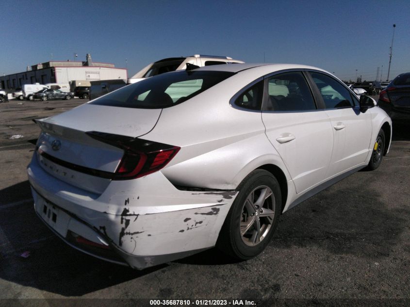 2021 HYUNDAI SONATA SE VIN: 5NPEG4JA7MH100492