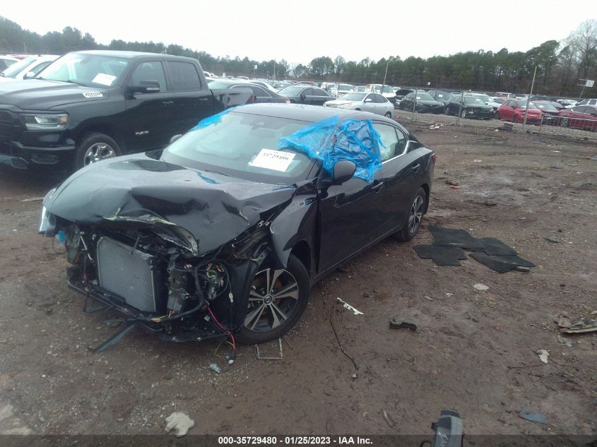 2022 NISSAN SENTRA SV VIN: 3N1AB8CV3NY292179