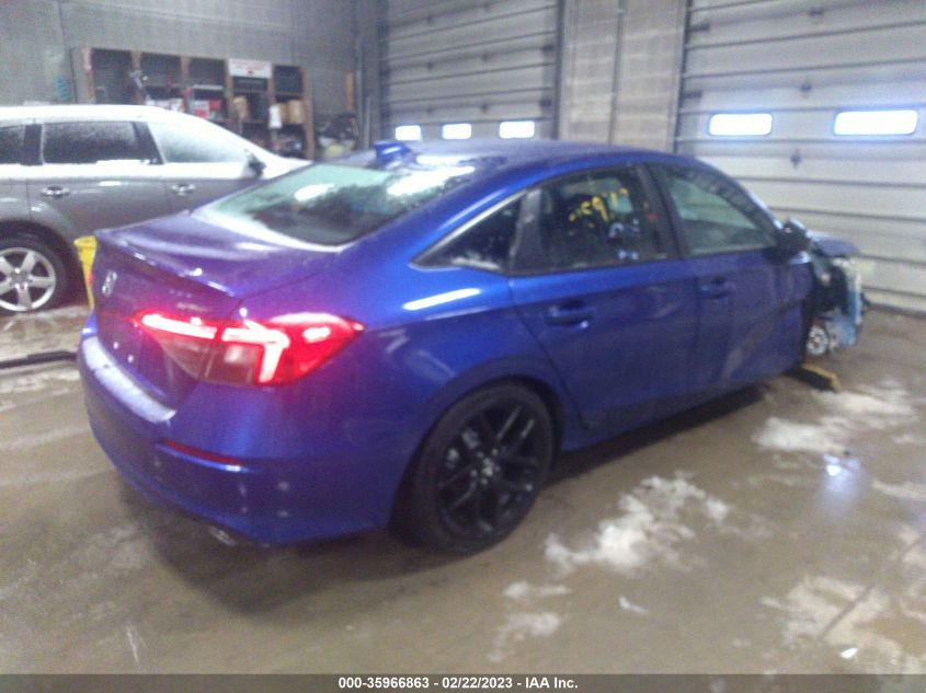 2023 HONDA CIVIC SEDAN SPORT VIN: 2HGFE2F50PH514691