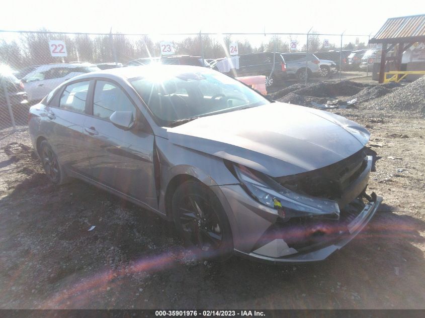 2022 HYUNDAI ELANTRA SEL VIN: KMHLM4AG4NU295653