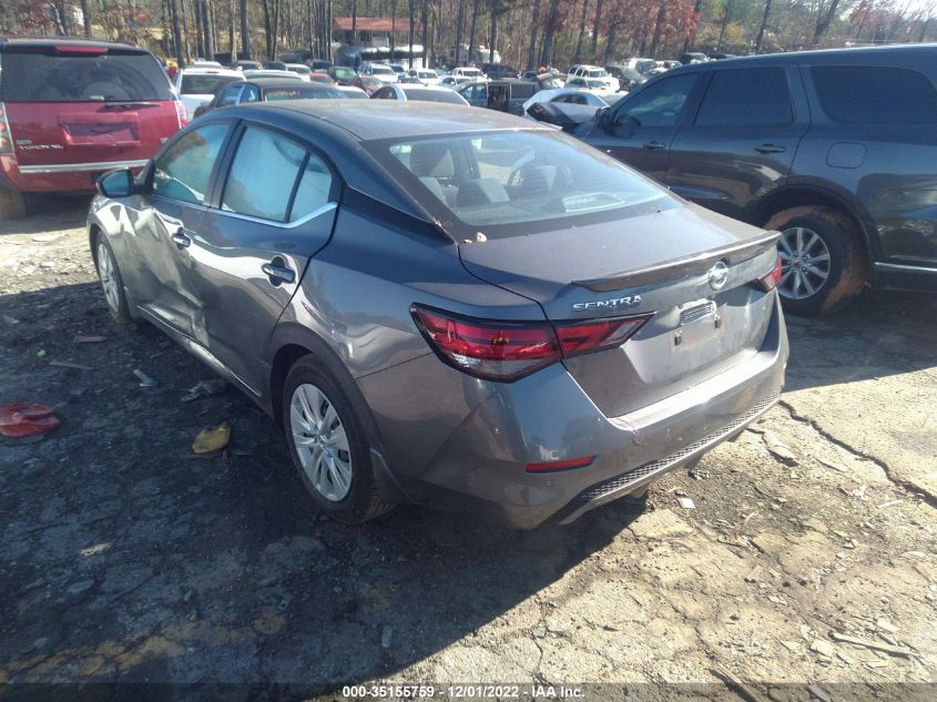 2021 NISSAN SENTRA S VIN: 3N1AB8BV1MY268799