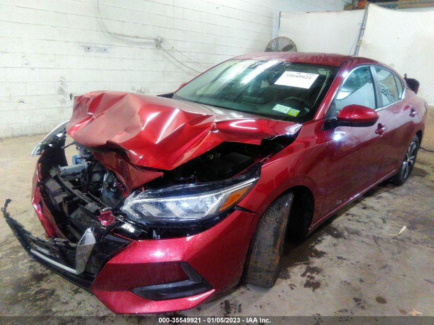 2022 NISSAN SENTRA SV VIN: 3N1AB8CVXNY267361