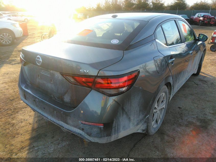 2022 NISSAN SENTRA SV VIN: 3N1AB8CV7NY237573