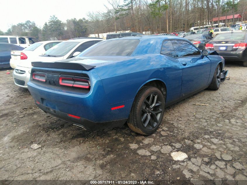 2022 DODGE CHALLENGER SXT VIN: 2C3CDZAG3NH108492
