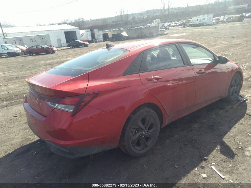 2022 HYUNDAI ELANTRA SEL VIN: 5NPLM4AG4NH071233