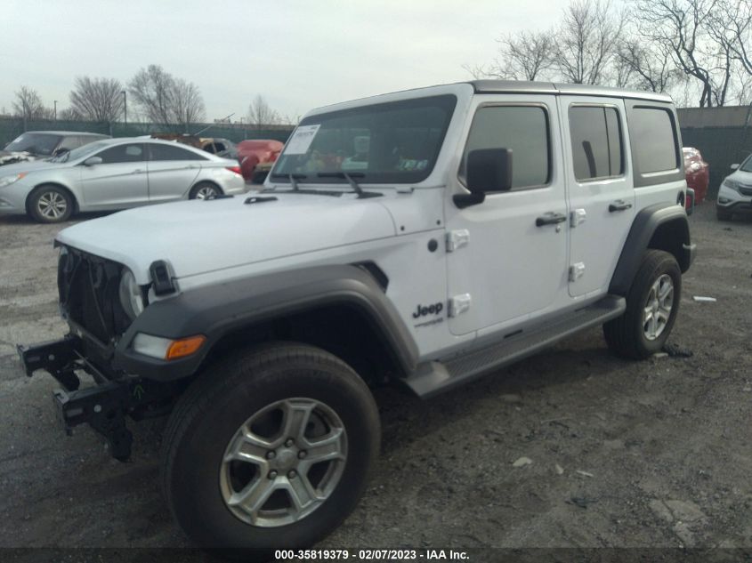2022 JEEP WRANGLER UNLIMITED SPORT S VIN: 1C4HJXDG5NW152571