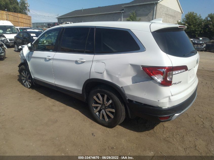 2021 HONDA PILOT EX-L VIN: 5FNYF6H58MB038152