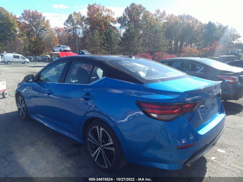 2022 NISSAN SENTRA SR VIN: 3N1AB8DV4NY219756