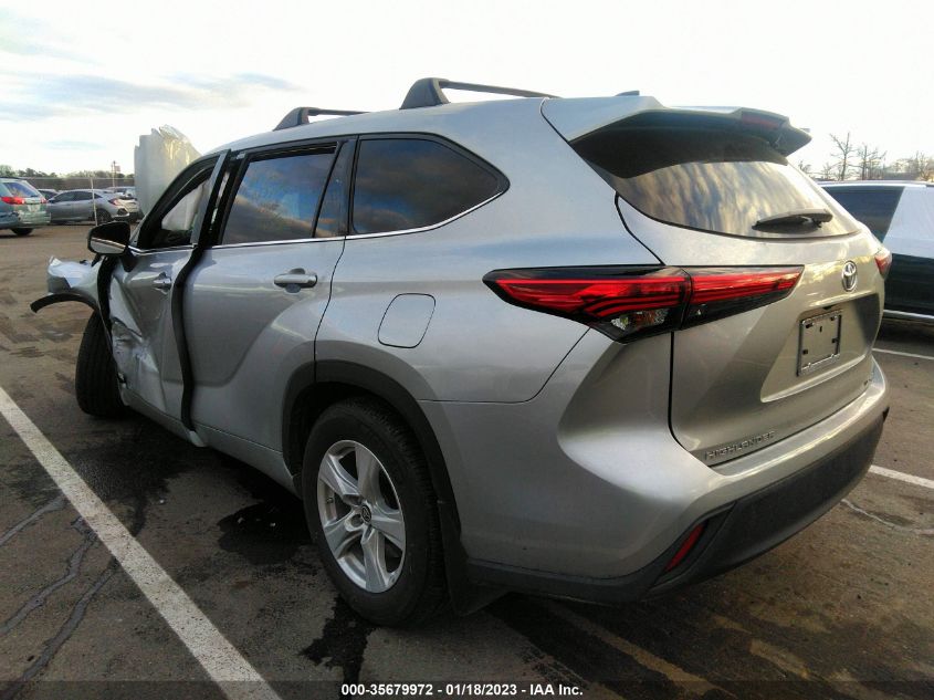 2022 TOYOTA HIGHLANDER LE VIN: 5TDBZRBH8NS205947