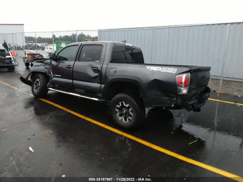 2020 TOYOTA TACOMA 4WD TRD OFF ROAD VIN: 3TMCZ5AN7LM311159