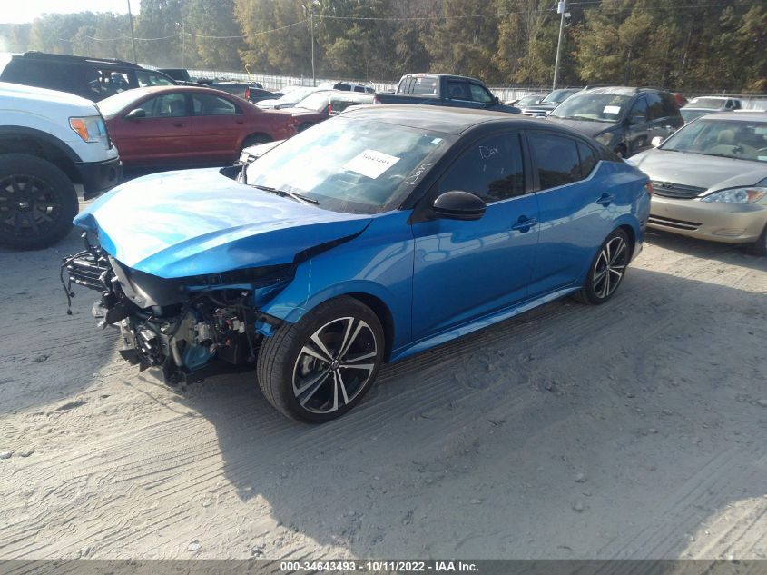 2021 NISSAN SENTRA SR VIN: 3N1AB8DV3MY269434
