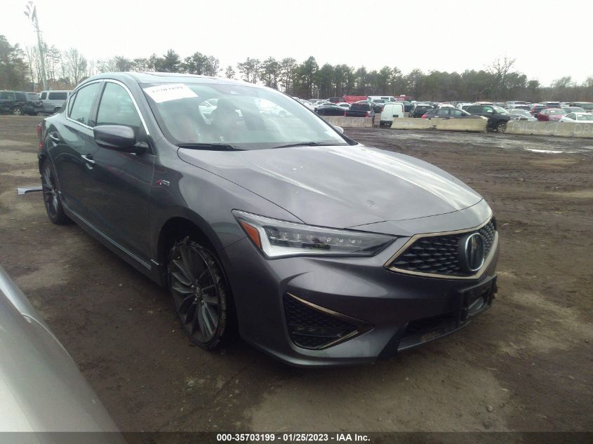 2022 ACURA ILX PACKAGE VIN: 19UDE2F88NA003386