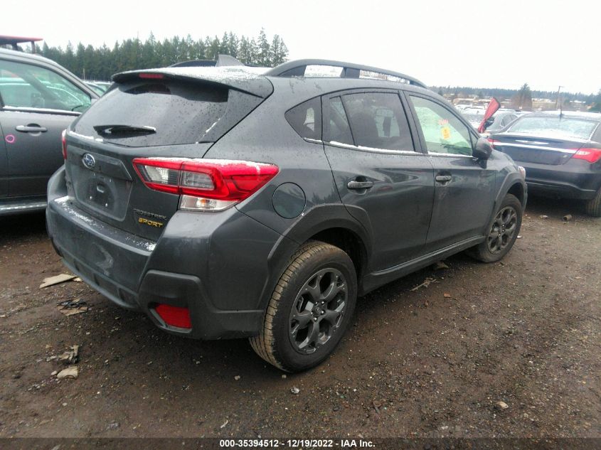 2022 SUBARU CROSSTREK SPORT VIN: JF2GTHSC6NH241969