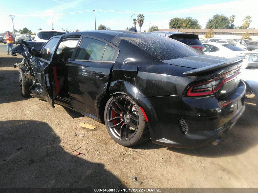 2022 DODGE CHARGER SCAT PACK WIDEBODY VIN: 2C3CDXGJ1NH107980