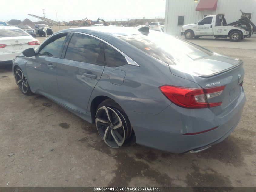 2022 HONDA ACCORD HYBRID SPORT VIN: 1HGCV3F22NA047879