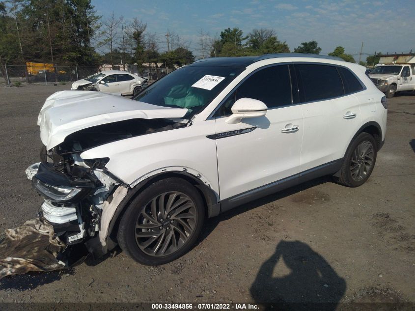 2020 LINCOLN NAUTILUS RESERVE VIN: 2LMPJ8K99LBL00483