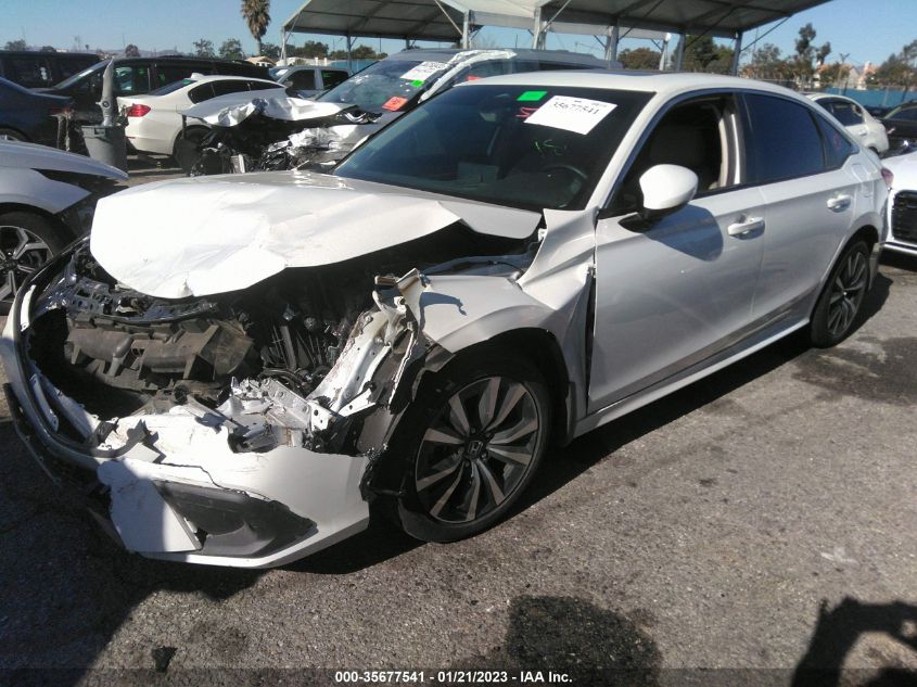 2022 HONDA CIVIC SEDAN EX VIN: 2HGFE1F7XNH313468
