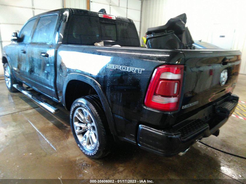 2021 RAM 1500 LARAMIE VIN: 1C6SRFJT6MN585998