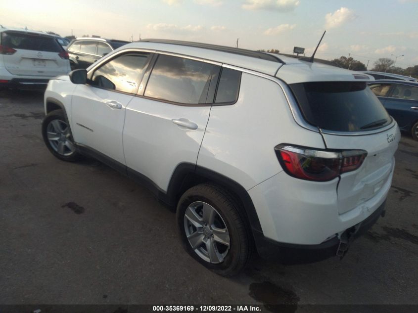 2022 JEEP COMPASS LATITUDE VIN: 3C4NJCBB0NT174924