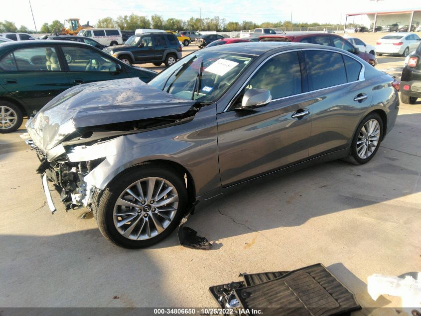 2021 INFINITI Q50 3.0T LUXE VIN: JN1EV7BP3MM706505